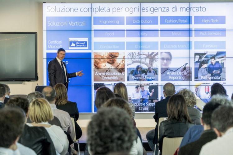 Giuseppe Russo, ERP Specialist Microsoft, illustra le piattaforme Microsoft Dynamics NAV e Microsoft Dynamics 365